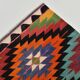 Geometric Multicolor Turkish Kilim Rug, 158x297Cm