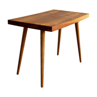 Vintage Czechoslovak Wooden TV Side Table by Nový Domov, 1970s