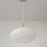 Vintage chandelier / Murano glass hanging lamp / Unique light fixture / Pendant light / Italy 1980s