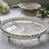 Glass compartment dish