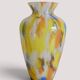 Vintage Murano glass vase, Italy, circa 1960, coloured artistic glass.
