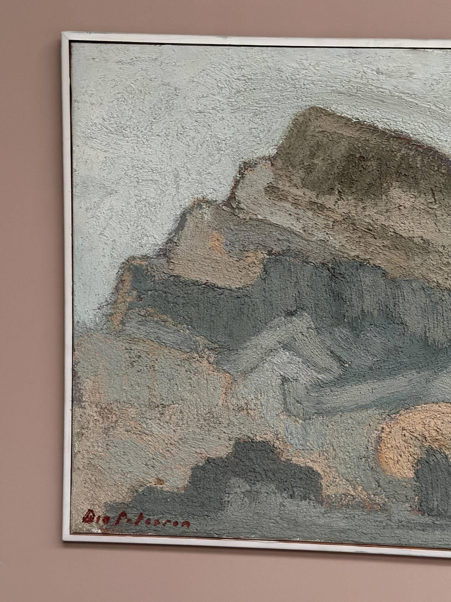 Original Swedish Oil on Canvas – “Landscape” by Birger Bia Peterson