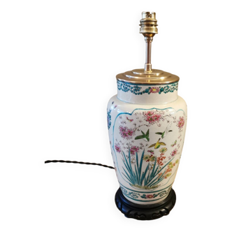 Antique Asian lamp base