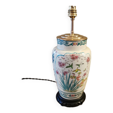 Antique Asian lamp base