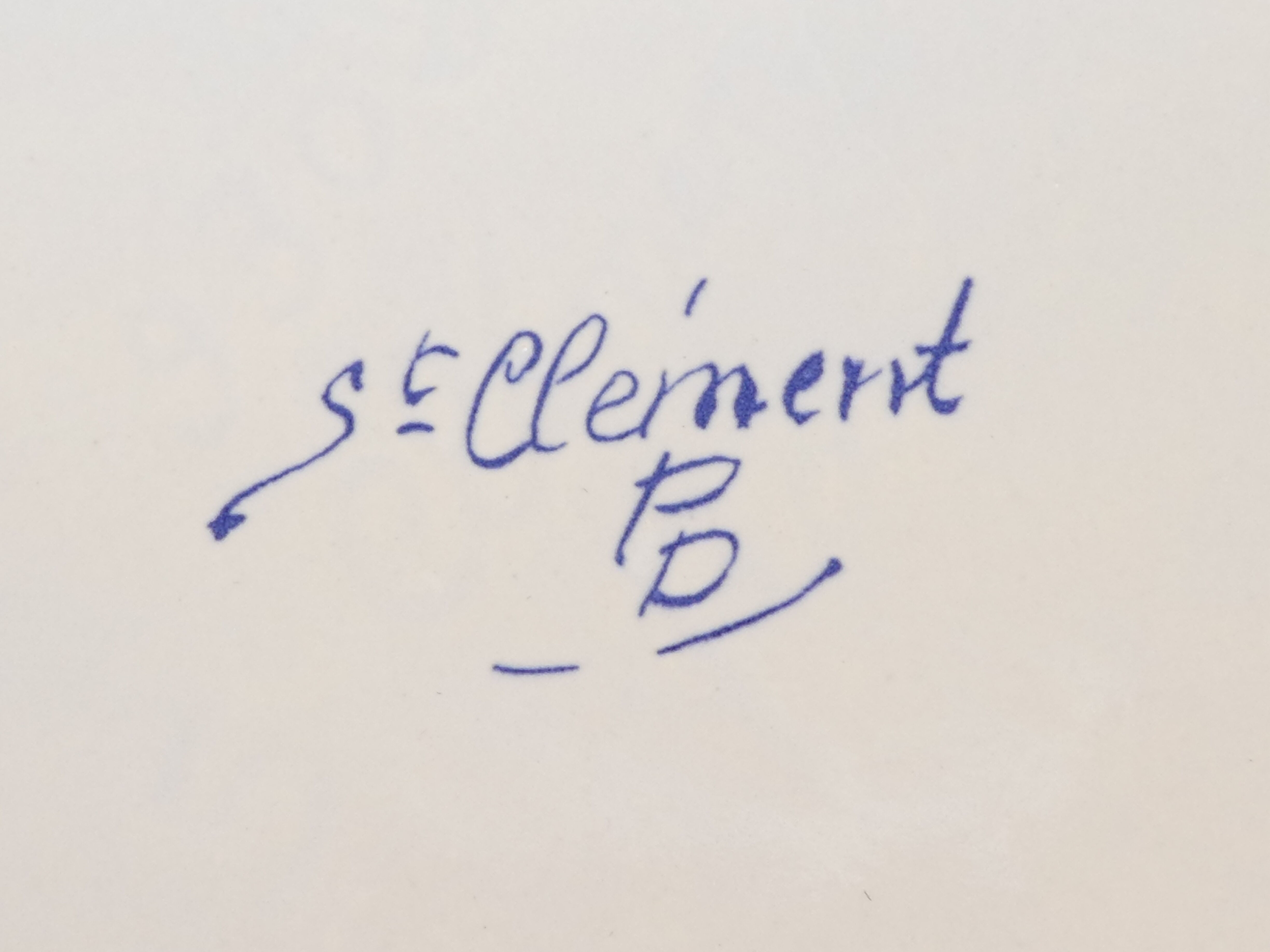 Pot a pharmacy - ext- ruscus. ac in faience of st clement