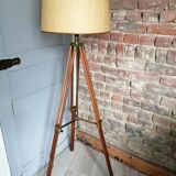 Lampadaire trépieds bois