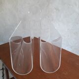 Plexiglas magazine holder