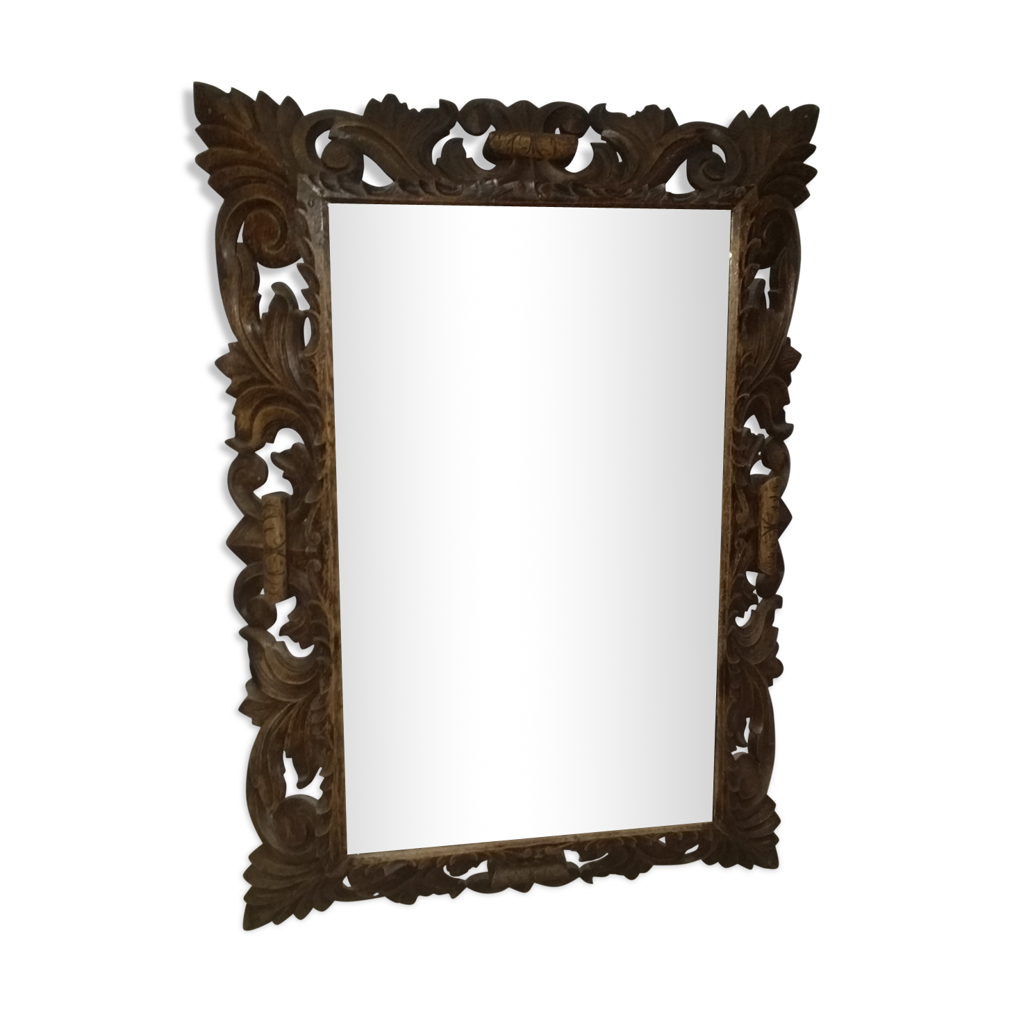 Wooden mirror 110x79cm