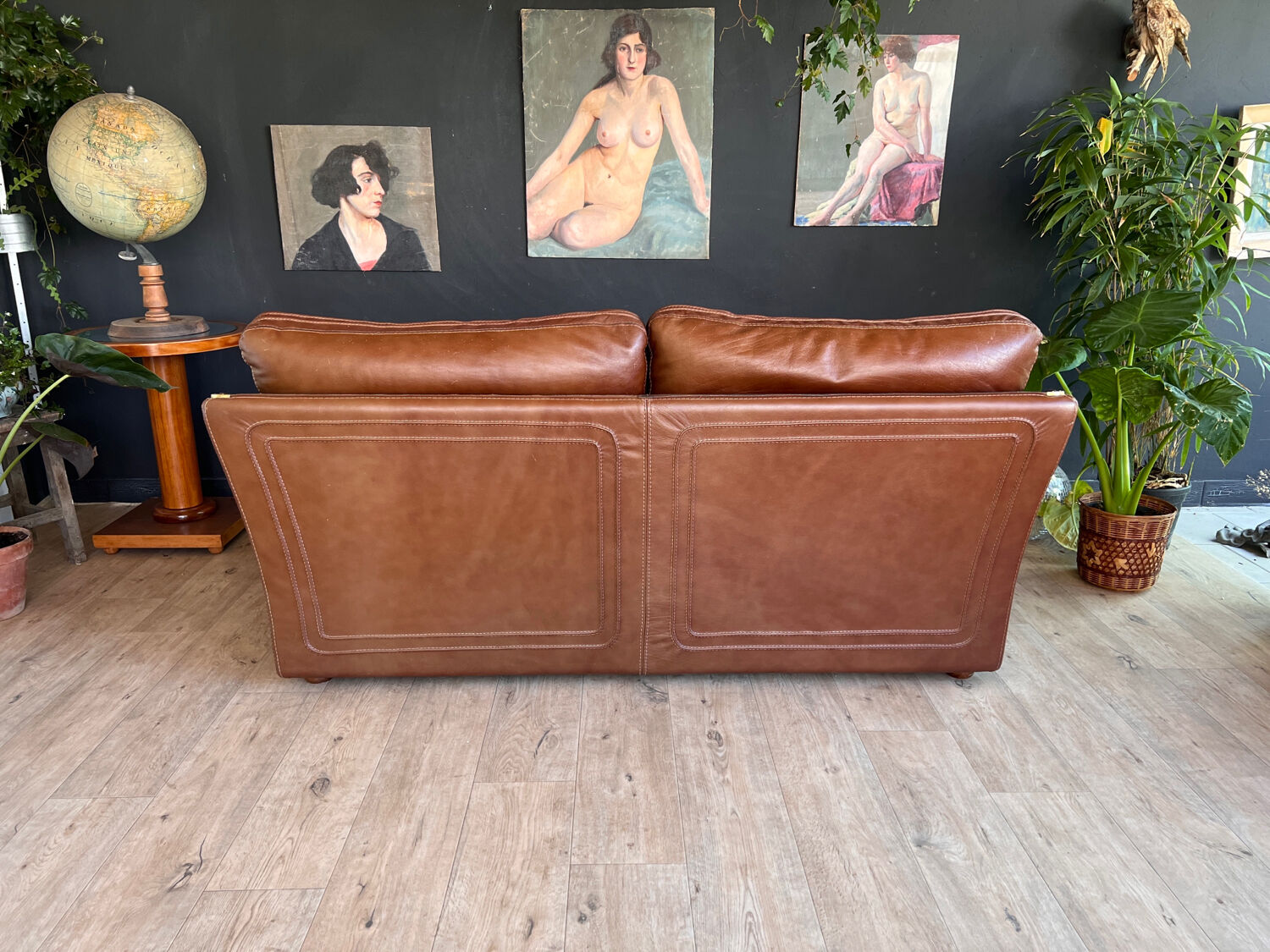 Leather couch
