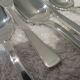 12 silver-plated coffee spoons by Christofle Concorde, 13.6 cm