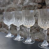 4 flûtes en cristal