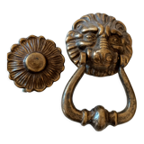 Solid brass door knocker