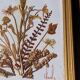 Vintage frame dried flowers