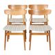 4 Findhal chairs - Denmark 1950s