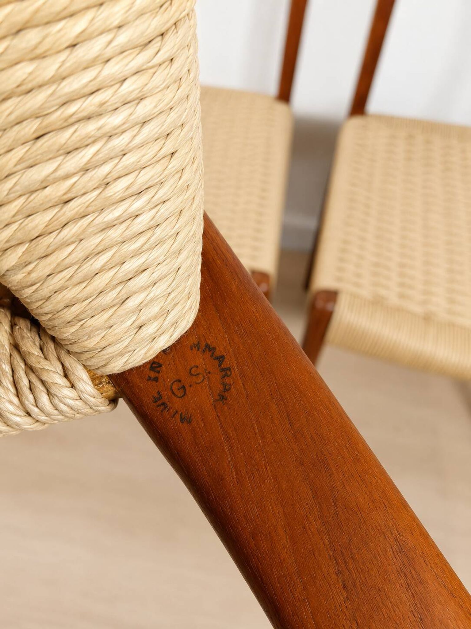 Danish dining chairs by Arne Wahl Iversen – Glyngøre
