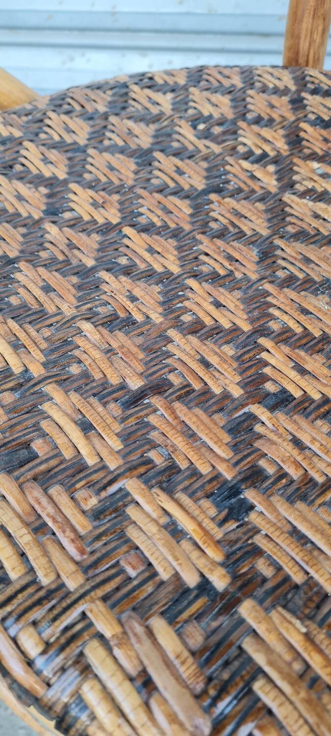 Rattan armchair 1960