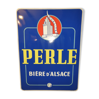 Plaque emaillée publicitaire Bière d'Alsace