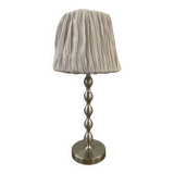 Vintage brushed aluminum lamp
