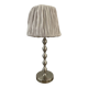 Vintage brushed aluminum lamp
