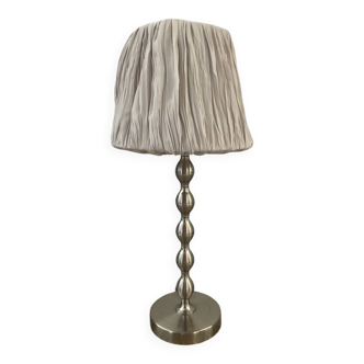 Lampe vintage en aluminium brossé