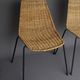 Mid-Century Wicker Chairs by Gian Franco Legler, 1950s. Set of 4