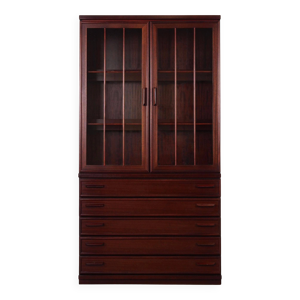 vitrine en acajou, design