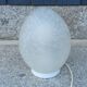 Speckled glass egg lamp by Vianne from the 1980s.