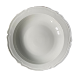 Old hollow round dish in Limoges porcelain