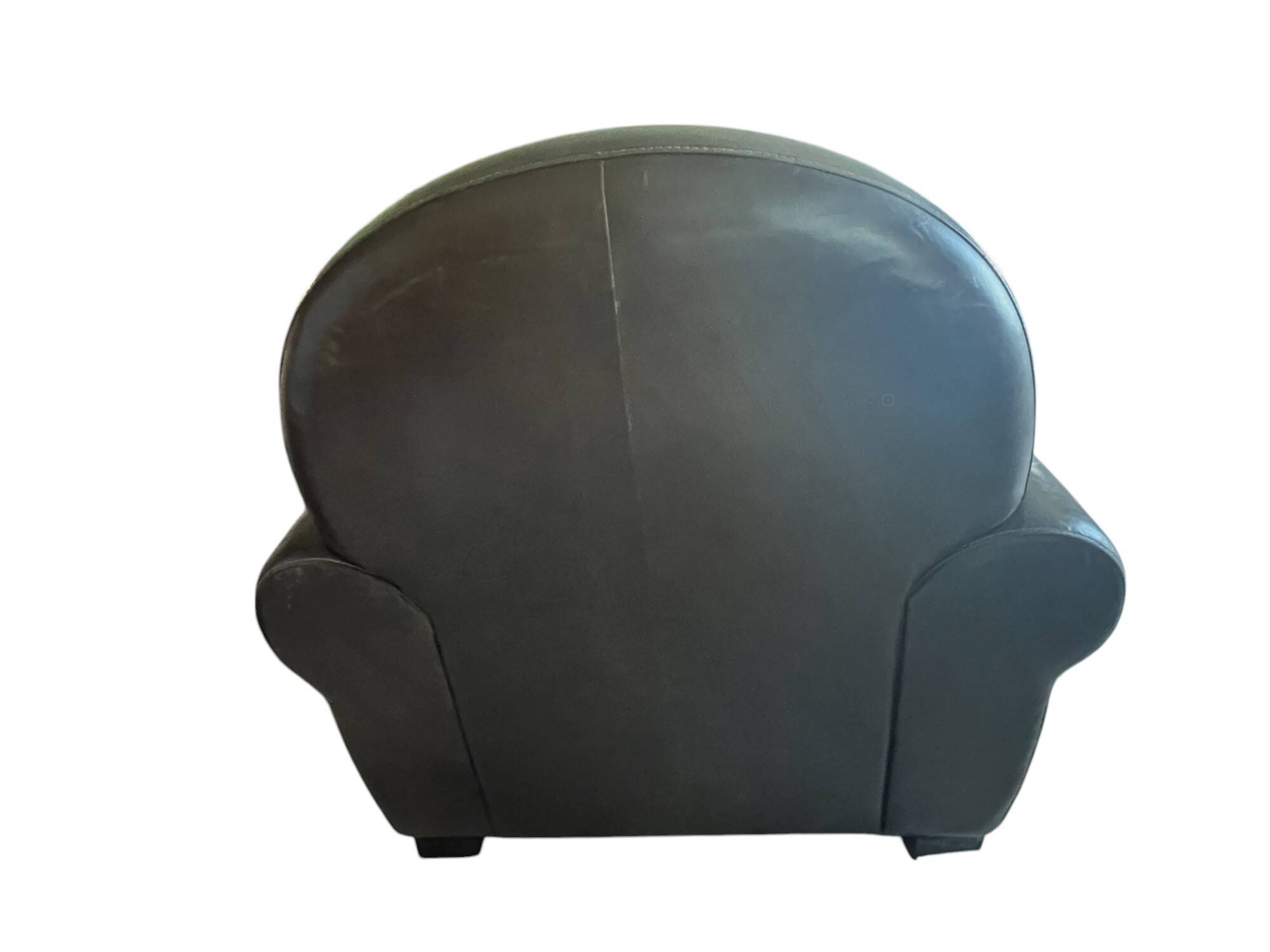 Vintage club armchair in Havana leather from the late 20th century