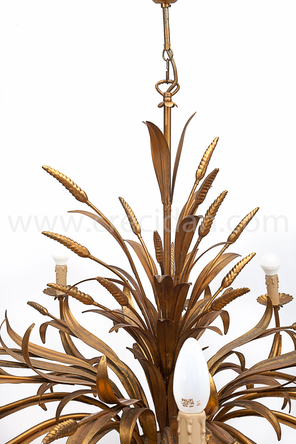 Chandelier sheaf of wheat 12 fires