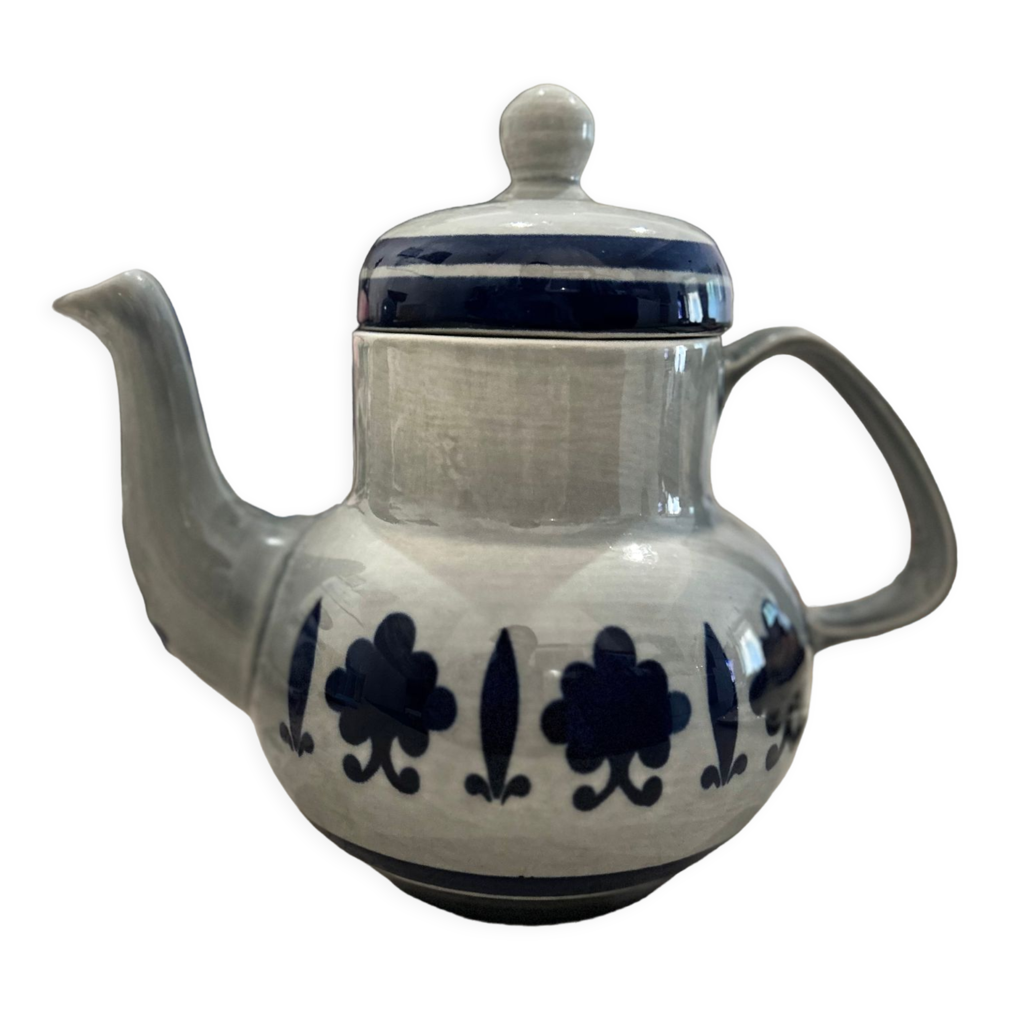 Vintage teapot boch belgium baltic
