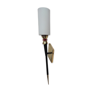 Applique torchère avec - opaline