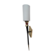 Applique torchère avec opaline