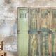 5-door cloakroom in patinated wood