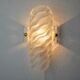 Frosted wall lamp, murano glass, italy, 1970