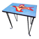Table basse vintage en fer forgé et carreaux Procéram, motif oiseau