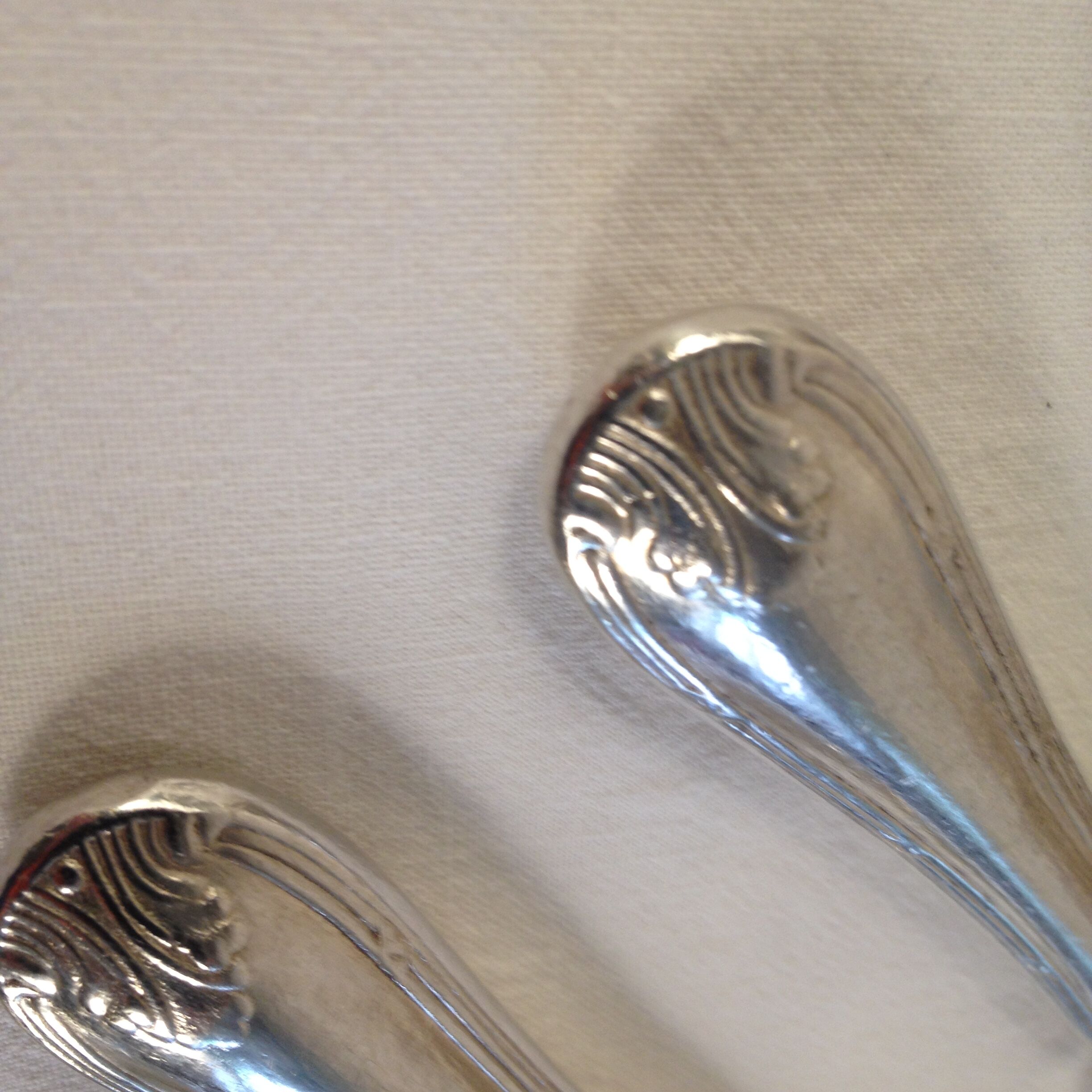 5 butter knives in silver metal Mappin & Webb