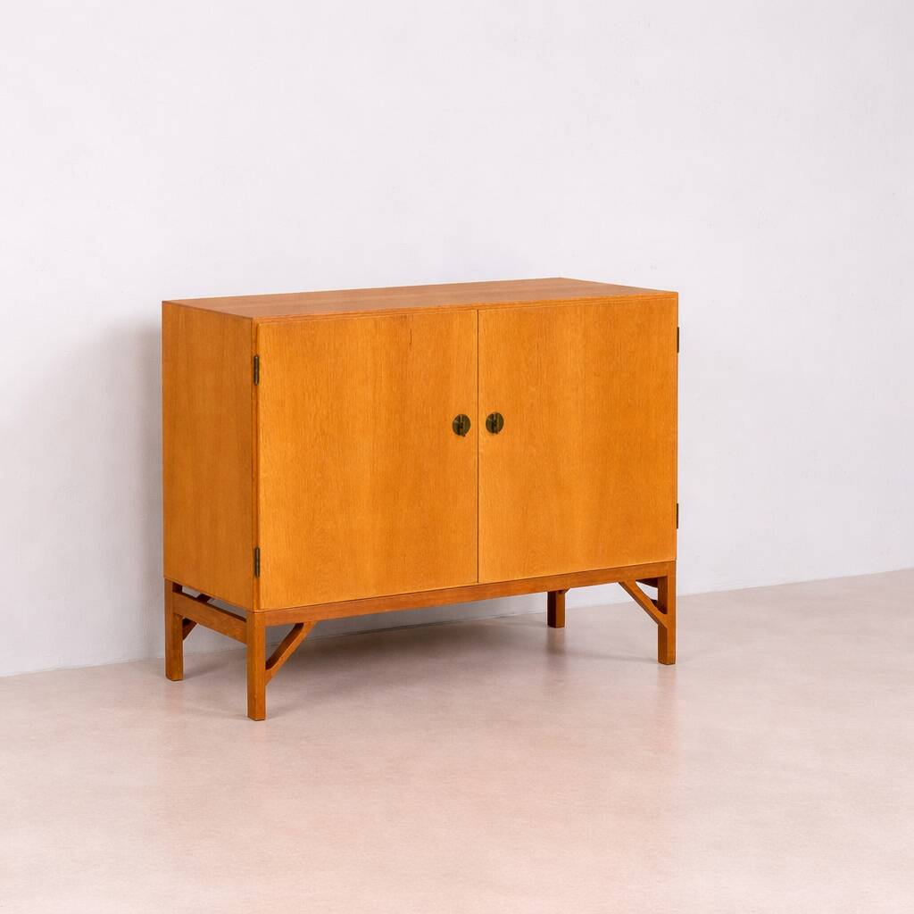 Oak China Cabinet by Børge Mogensen for FDB Model 232, Denmark, 1960s