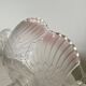 Moulded glass swan bowls