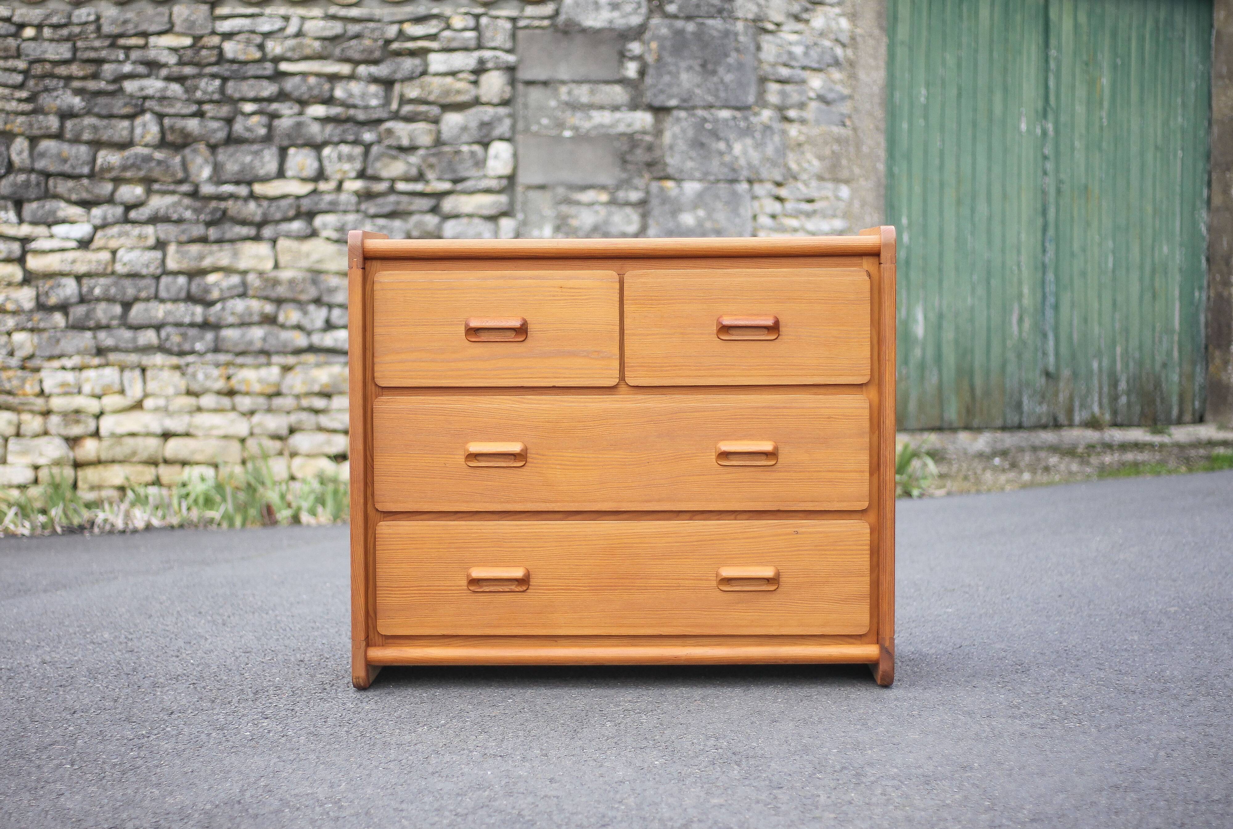 Vintage chest of drawers, pine assembly chest of drawers, Gautier chest of drawers, storage furniture, wooden furniture