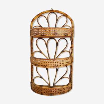 Shelf rattan and caning