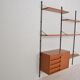 Modular Italian wall shelf, dating from the 60s