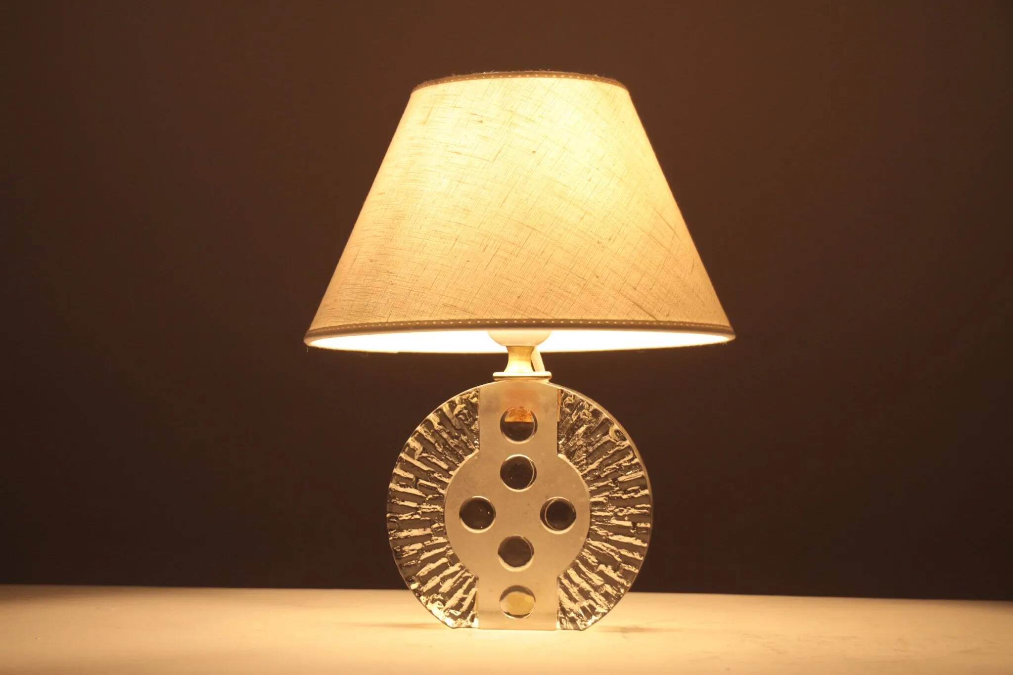 Glass Table Lamp by Nybro Glasbruk – Sweden, 1960s/1970s
