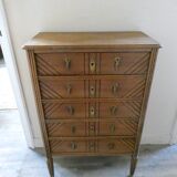 5-drawer art deco chiffonnier, from the 1930s