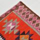 3x11 Pink Brown Vintage Kilim Runner Rug, 104x328Cm