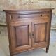 Small Parisian cherry wood buffet cabinet