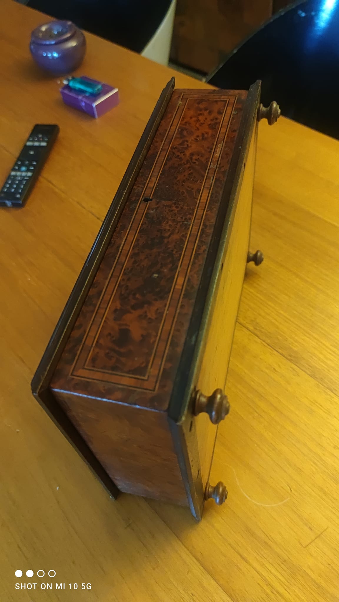 Napoleon III era box in Amaranth