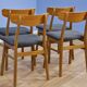 Set of 4 Danish dining chairs in teak by Farstrup Møbler, 1960s