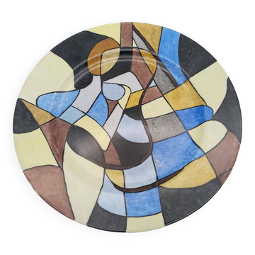 Hand painted plate.