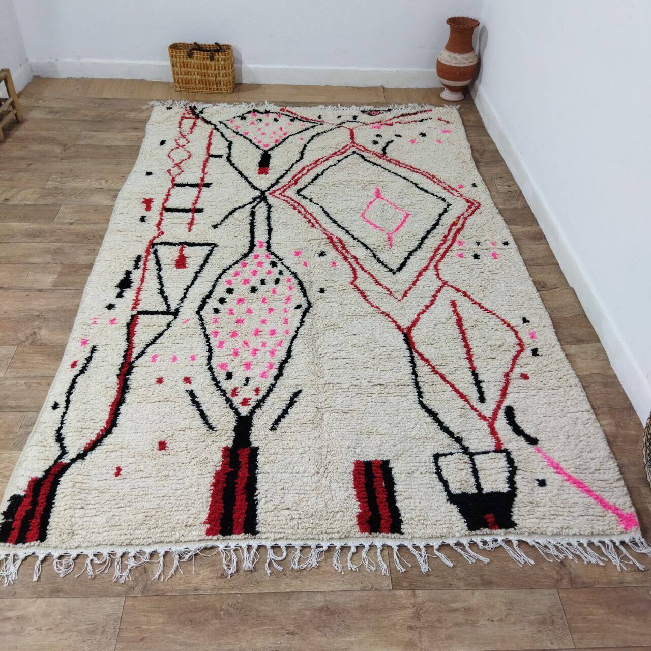 Handmade Moroccan Berber rug 310 X 194 CM